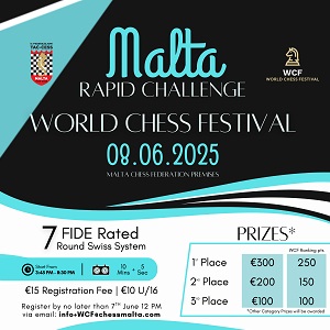 WCF Malta Chess Challenge 2025